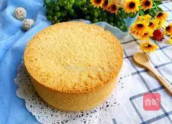 Illustration of how to make six-inch chiffon cake 15