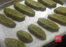 Illustration of how to make matcha cookies 5