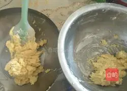 Illustration of how to make two-color cookies 8