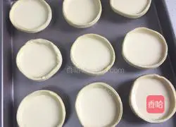 Illustration of how to make original whole egg tart 10