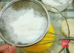 Illustration of how to make the cream-free egg tart for beginners 4