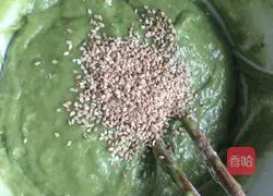 Illustration of making matcha egg biscuits 4