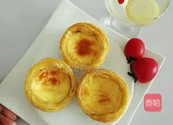 Illustration of how to make egg tarts 10