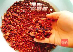 Illustration of how to make homemade red bean paste 1
