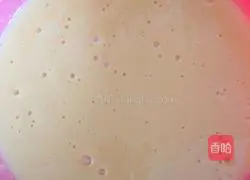 Illustration of how to make chiffon cake 4