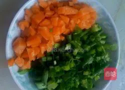 Illustration of how to make vegetable biscuits 1