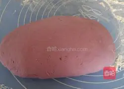 Purple Illustration of how to make potato buns 8