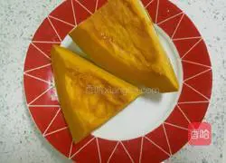 Illustration of how to make pumpkin puree porridge 1