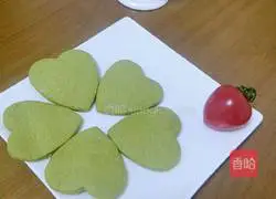 Illustration of making matcha biscuits 5