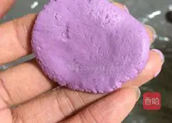 Illustration of how to make purple potato and bean paste glutinous rice balls 6