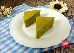 Illustration of how to make matcha cake 21