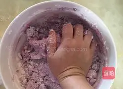 Purple sweet potato glutinous rice cake recipe 4