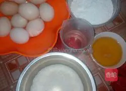 Twelve-inch chiffon cake Illustration of how to make wind cake 1