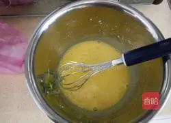 Illustration of how to make chiffon cake 1