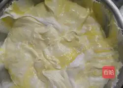 Illustration of how to make chiffon cake embryo 7