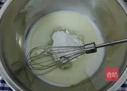 Illustration of how to make matcha cake 4