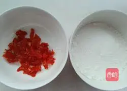 Illustration of how to make four-color biscuits 3