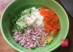 Illustration of how to make cheese rice balls 4