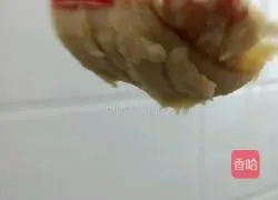 Illustration of how to make white bean paste stuffing 10