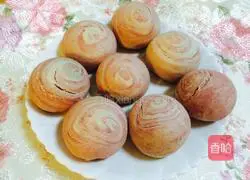 Bean paste cake.Illustration of how to make it 21