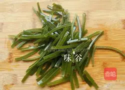 Illustration of how to make kelp and mung bean paste 5