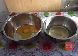 Cream Decorated cake 8-inch chiffon cake recipe illustration 1