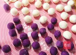 Illustration of how to make purple sweet potato and yam cake 7