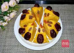 Illustration of how to make pumpkin hair cake 10