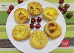 Illustration of how to make fragrant egg tarts 9