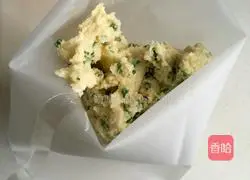 Illustration of how to make green onion cookies 5