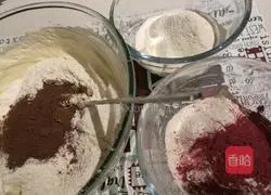 Illustration of how to make flower butter cookies 2