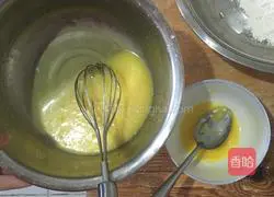 Illustration of how to make bean paste cake 2