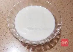 Illustration of how to make fruit cookies and yogurt 1