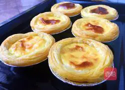 Illustration of how to make delicious whole egg tarts 8