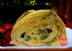 Illustration of how to make cheese thick egg roast 8