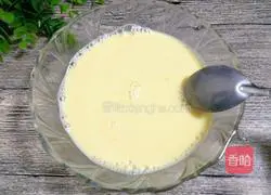 Illustration of how to make egg tarts without whipping cream 8