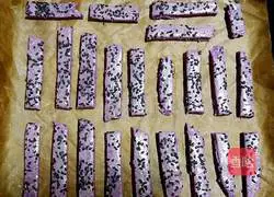Illustration of how to make purple sweet potato biscuit sticks 9