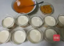 Yellow Peach Mousse Cake Cup Recipe Illustration 12