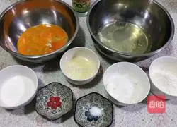 Illustration of how to make eight-inch chiffon cake 1