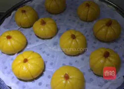 Illustration of how to make steamed pumpkin cake 11