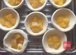 Yellow Peach Portuguese Egg Tart Recipe Illustration 2