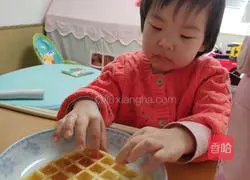 Illustration of how to make waffles 6