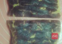 Illustration of how to make purple marble cookies 12