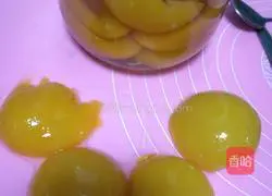 Yellow Peach Mousse Cake Cup Recipe Illustration 4