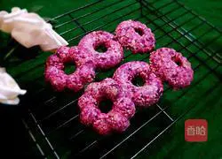 Purple Sweet Potato Oatmeal Donuts Recipe Illustration 14