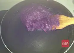 Illustration of how to make purple sweet potato filling 5