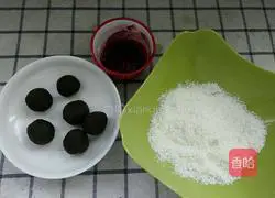 Illustration of how to make red bean paste and glutinous rice balls 1