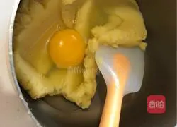 Illustration of how to make matcha cream puffs 7