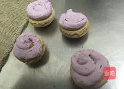 Blueberry Macaron Recipe Illustration 8