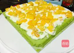 Illustration of how to make a fresh naked cake 4